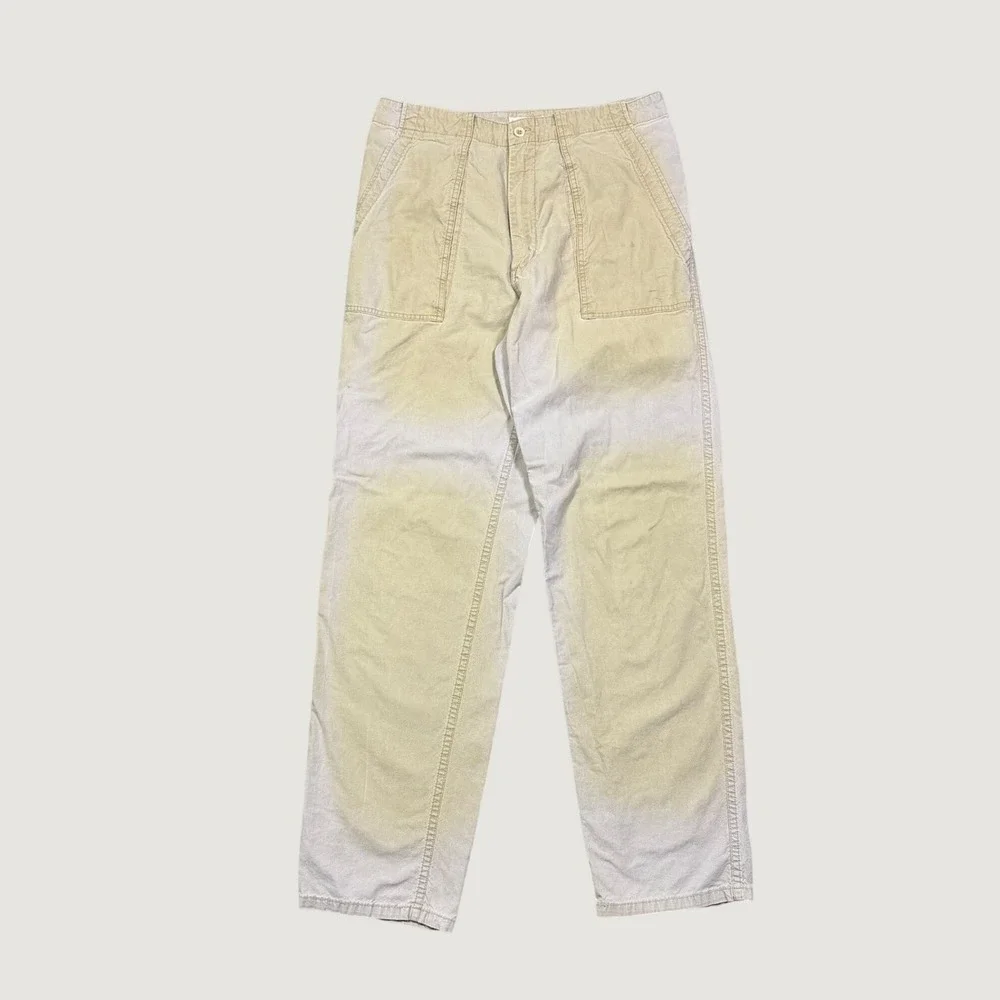 Vintage Banana Republic Safari & Travel Fatigue Pants Khaki Cotton 33x34